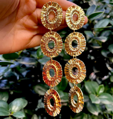 Gold Statement Earring