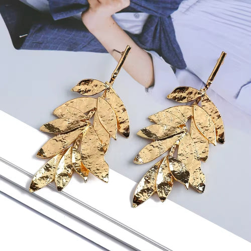 Gold Leaf Earring